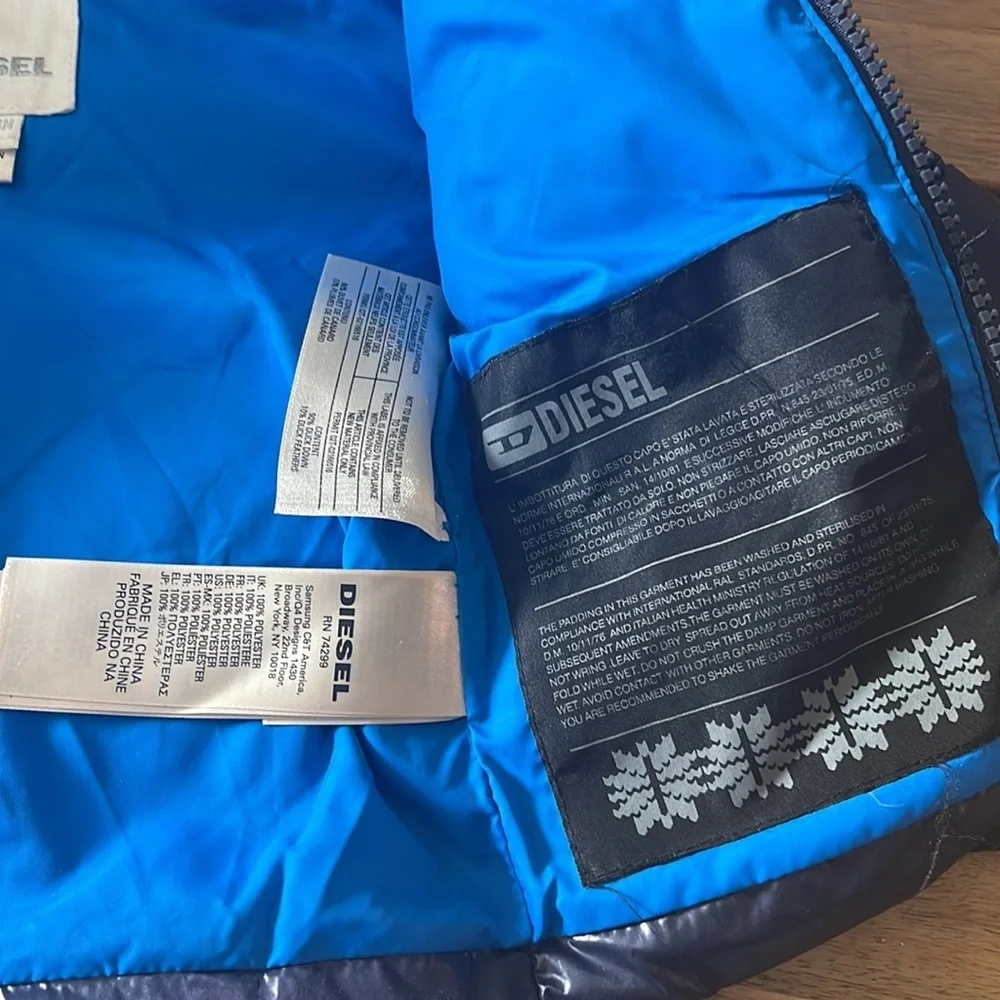 DIESEL Baby duck down puffer jacket